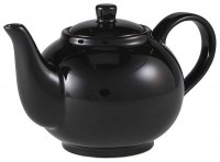Black Porcelain Teapots  2-3 Cup 15.75oz / 45cl